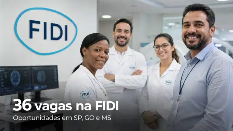 FIDI anuncia 36 vagas de emprego com oportunidades em diversos estados do país