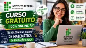 IFMG oferece curso gratuito online de Tecnologias no Ensino de Matemática da Educação Básica