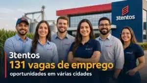 3tentos abre vagas de emprego e estágio remunerado em diversas regiões do país