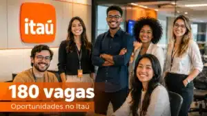 Itaú Unibanco é o maior banco privado brasileiro com mais de 180 vagas de emprego