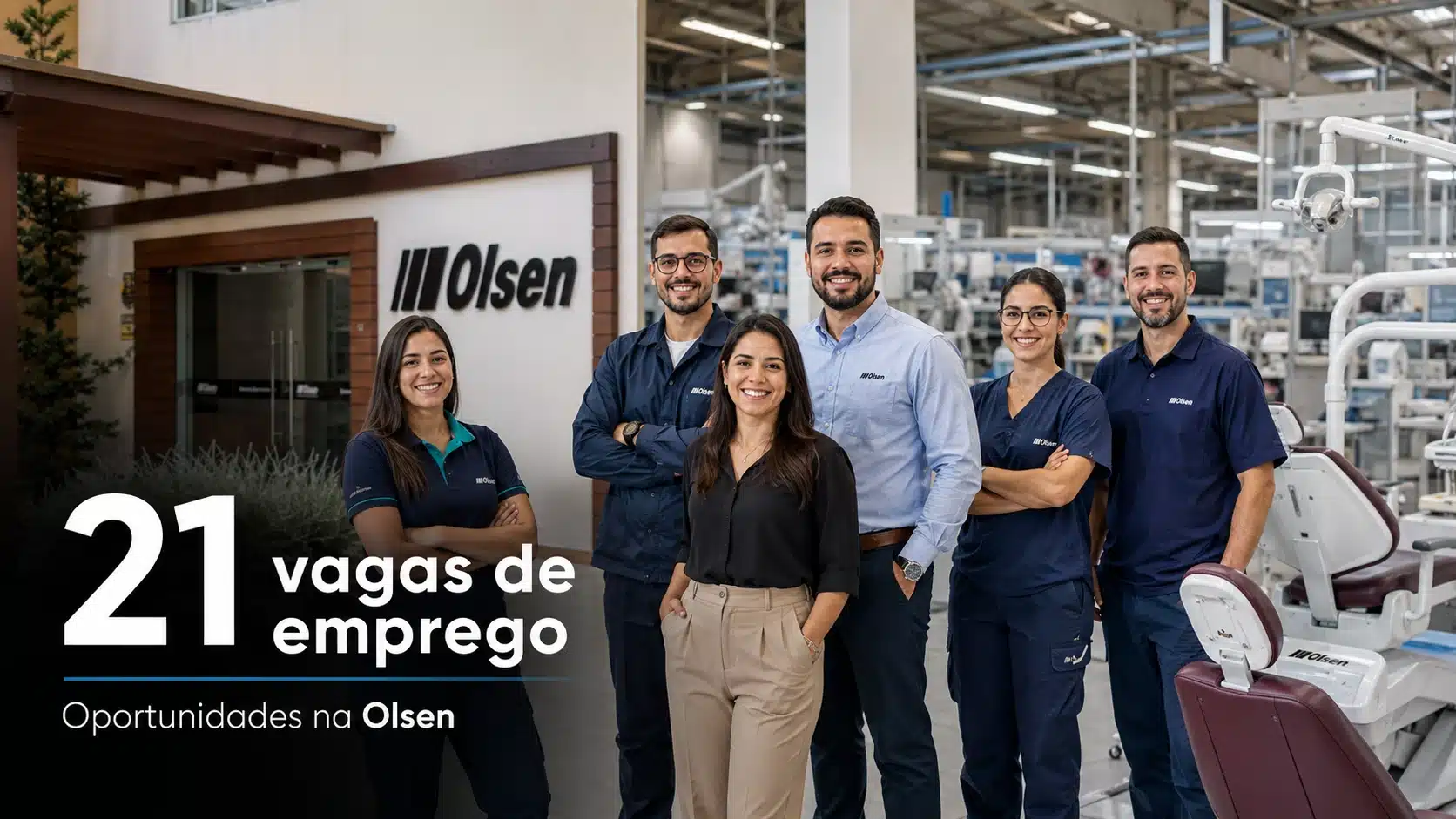 Olsen empreende produtos de alta qualidade e anuncia vagas de emprego na região sul do Brasil com benefícios e oportunidades em vários cargos promissores