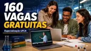 UFCA abre 160 vagas em especialização gratuita EaD em educação em ciências e matemática com inscrições pelo SIGAA