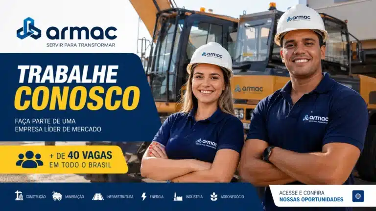 ARMAC anuncia 44 vagas de emprego e oportunidades