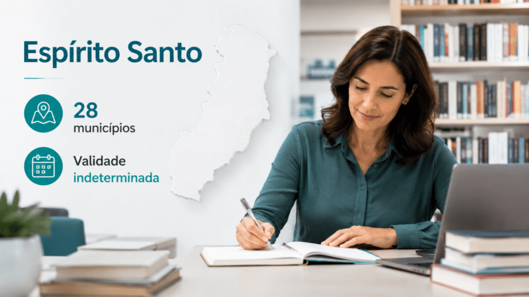Espírito Santo registra adesão de 28 municípios à prova nacional docente e abre oportunidades para professores com validade indeterminada dos resultados