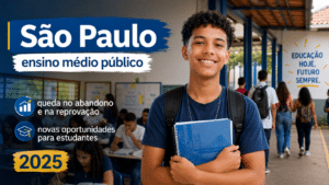 São Paulo transforma o ensino médio público com redução de abandono e reprovação, prometendo novas oportunidades para estudantes até 2025