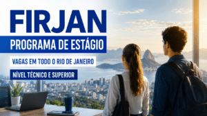 Firjan abre programa de estágio com vagas em todo o Rio de Janeiro para estudantes de nível técnico e superior