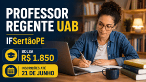 IFSertãoPE abre processo seletivo simplificado para Professor Regente UAB em 2026, com bolsa de R$ 1.850 e inscrições até 21 de junho