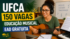 UFCA abre 150 vagas gratuitas na especialização EaD em Educação Musical com polos em cinco cidades do Ceará