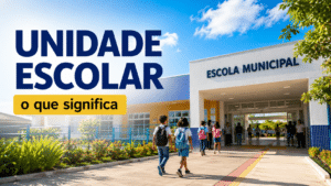 O que é unidade escolar: definição e como entender esse conceito