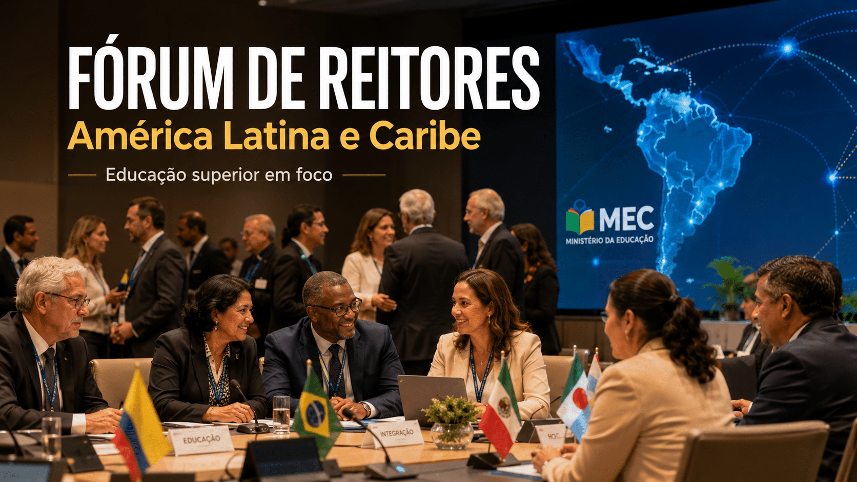 MEC promove fórum de reitores da América Latina e Caribe e abre oportunidade para fortalecer a educação superior na região
