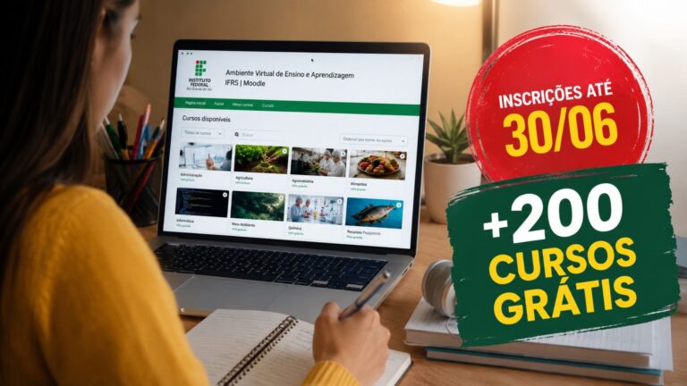FGV oferece 216 cursos gratuitos online com certificado e acesso imediato, transformando a qualificação profissional sem custo e sem prazos