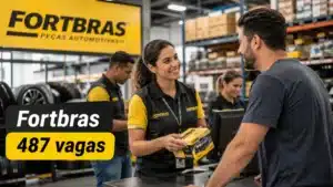Fortbras anuncia 487 vagas de emprego em autopeças com oportunidades efetivas