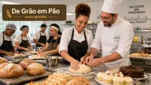 Fundação Bunge abre curso gratuito de panificação e confeitaria com bolsa auxílio