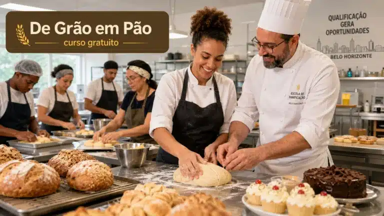Fundação Bunge abre curso gratuito de panificação e confeitaria com bolsa auxílio