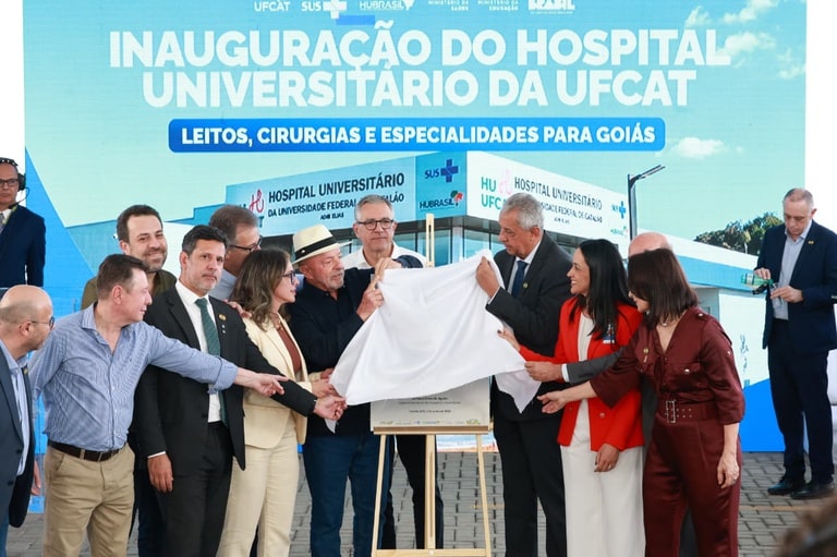 Governo inaugura hospital universitário em Goiás e garante transformação na saúde e oportunidades de formação para profissionais da área