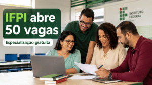 IFPI abre 50 vagas em especialização gratuita em Gestão Escolar com aulas a distância