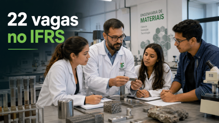 IFRS abre inscrições para curso gratuito de mestrado em Tecnologia e Engenharia de Materiais