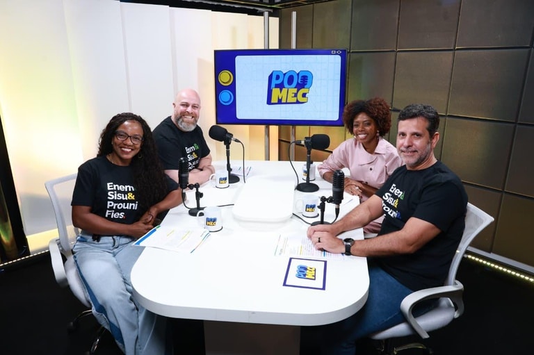 MEC lança videocast PODMEC e oferece informações valiosas sobre Enem, preparando estudantes para oportunidades no ensino superior e transformando vidas profissionais