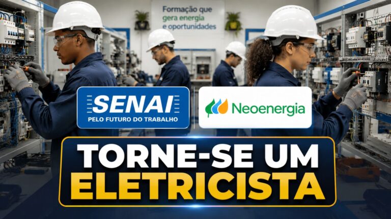 Neoenergia abre 27 vagas em curso gratuito de eletricista em Santa Isabel e oferece chance de contratação ao final da formação