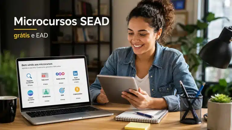 SEAD oferece microcursos gratuitos EAD
