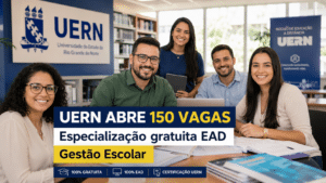 UERN abre 150 vagas em especialização gratuita EAD de Gestão Escolar para licenciados e professores