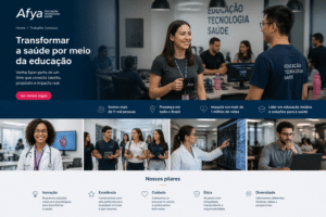 Imagem editorial sobre Afya reúne 80 vagas em educação médica, tecnologia, administrativo e comercial, com oportunidades em várias unidades, modelo