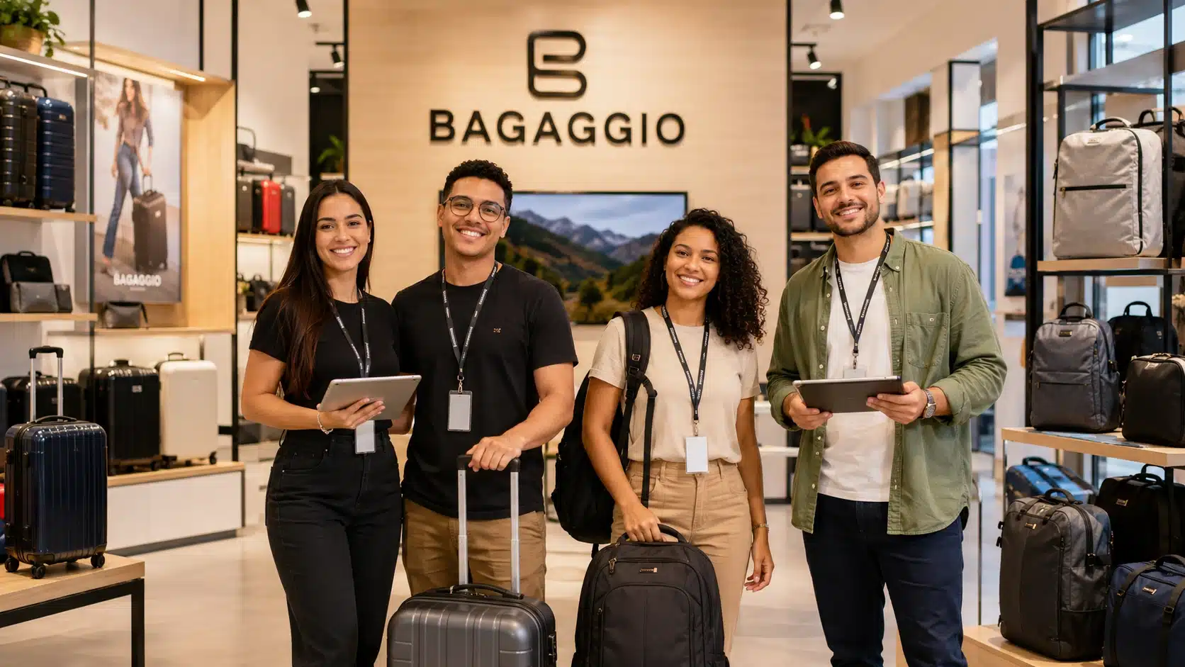 Bagaggio anuncia 74 vagas de emprego com oportunidades em lojas