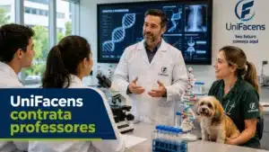 Unifacens anuncia contratação presencial de professores em São Paulo com vagas efetivas para Biomedicina e Medicina Veterinária no edital docente