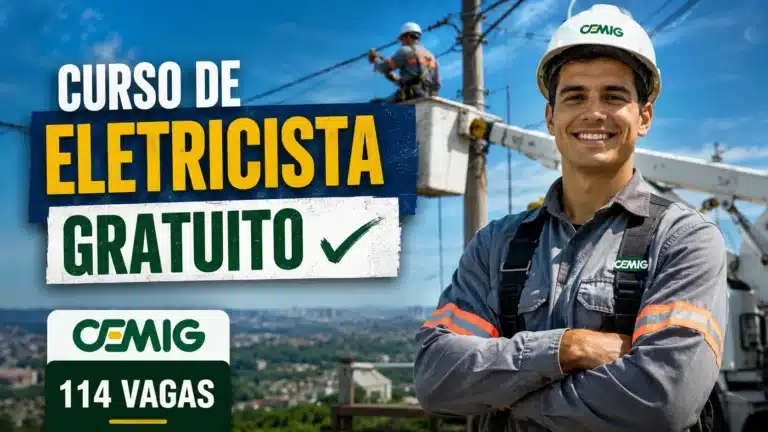 CEMIG abre processo seletivo para curso de Eletricista gratuito no Programa de Aprendizagem Industrial