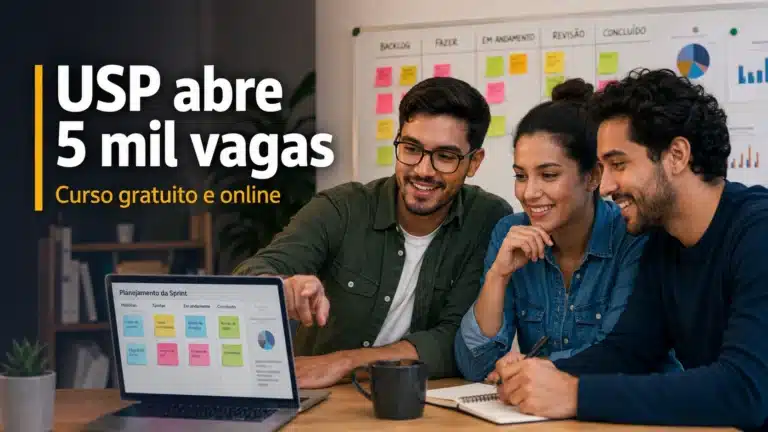 Escola Politécnica da USP abre 5 mil vagas em curso gratuito EAD de Gestão Ágil de Projetos