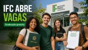 IFC abre inscrições para cursos gratuitos de graduação em Santa Catarina