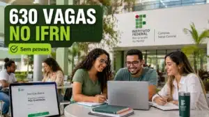 IFRN abre 630 vagas em cursos de especialização gratuitos com seleção sem provas