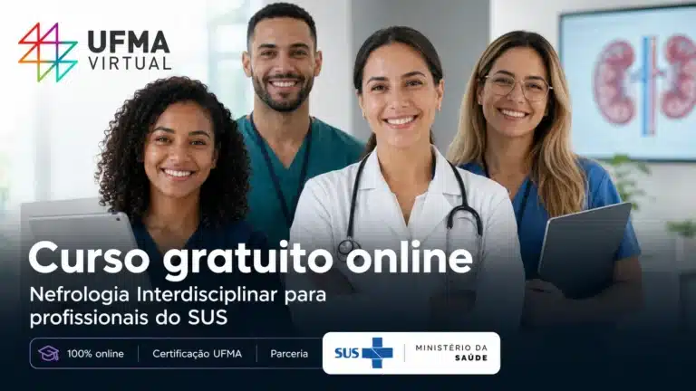 UFMA Virtual e Ministério da Saúde oferecem curso gratuito online de Nefrologia Interdisciplinar