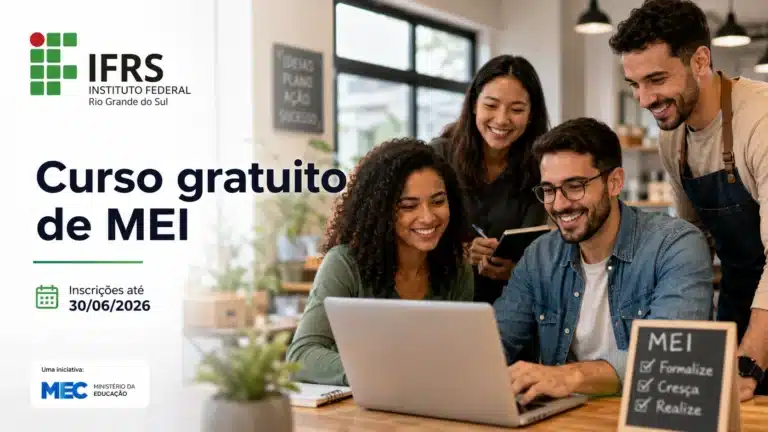 MEC oferece curso gratuito para quem quer ser um Microempreendedor Individual com 40 horas
