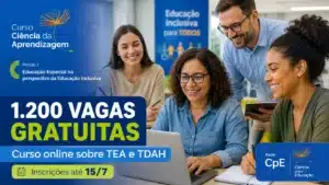 Rede CpE abre 1.200 vagas para curso gratuito de formação online sobre TEA e TDAH