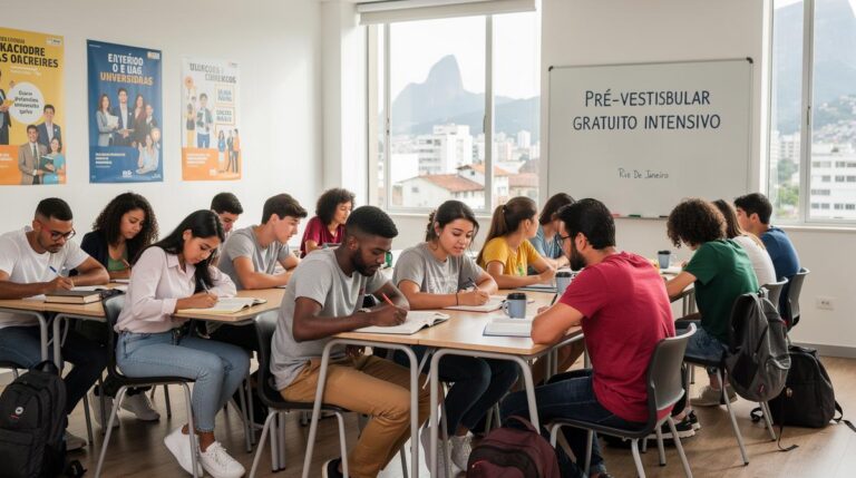 Imagem editorial sobre Fundação Cecierj abre inscrições para mais de 5 mil vagas gratuitas no Curso Intensivo do Pré-Vestibular Social 2026 em 65 polos do