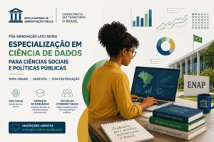 Imagem editorial sobre Fundaj abre 50 vagas em especialização gratuita em Ciências Sociais de Dados com EaD e inscrições até 18 de junho de 2026 em