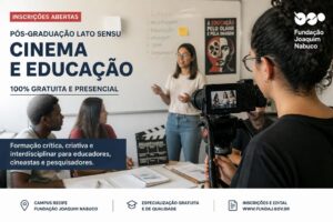 Imagem editorial sobre Fundaj abre 50 vagas na especialização gratuita em Cinema e Educação, com aulas presenciais no Recife e inscrições até 18 de junho