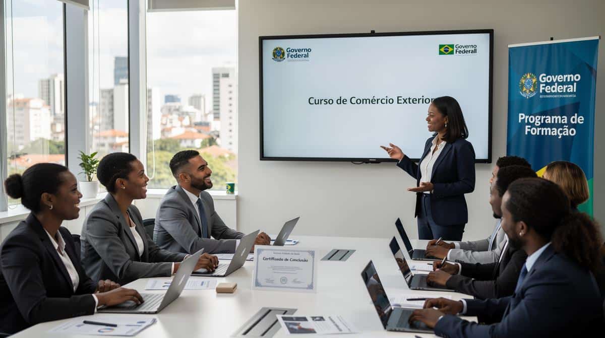 Governo Federal abre 670 vagas em curso gratuito de comércio exterior para mulheres e pessoas negras com inscrições até 18 de junho; aulas presenciais e online, certificado reconhecido e prioridade para inclusão racial