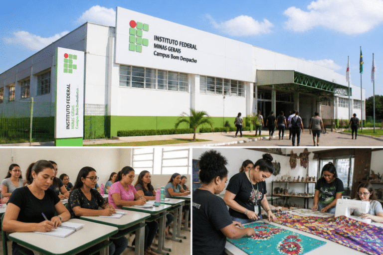 Imagem editorial sobre IFMG abre vagas remanescentes do Mulheres Mil em Bom Despacho para Agente Cultural e Assistente de Produção Cultural com auxílio e