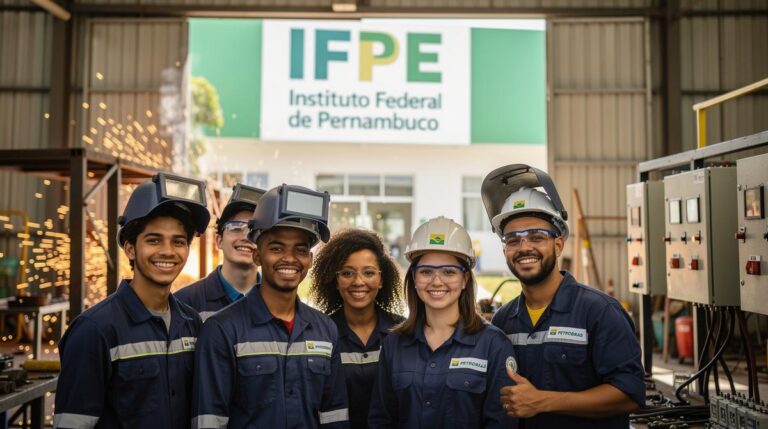 Imagem editorial sobre IFPE e Petrobras abrem inscrições até 15/06 para cursos gratuitos de qualificação profissional com bolsa mensal de até R$ 1.158