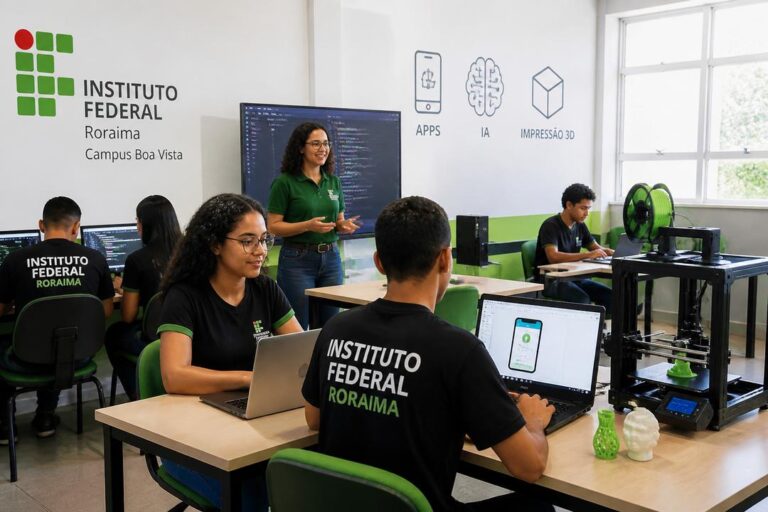 Imagem editorial sobre IFRR abre seleção simplificada com cadastro reserva para professores e monitores do Pronatec Empreender em Boa Vista Zona Oeste;
