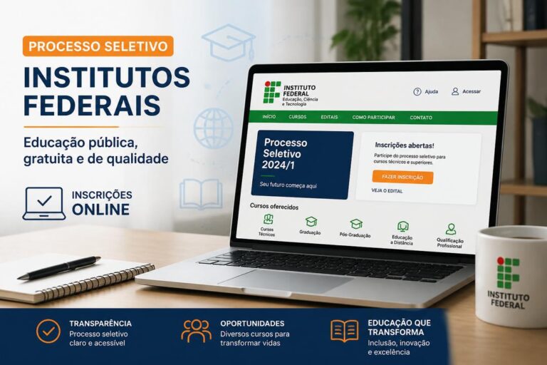 Imagem editorial sobre IFSertãoPE abre processo seletivo simplificado para Professor Regente UAB em 2026, com bolsa de R$ 1.850 e inscrições até 21 de