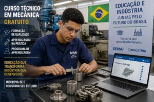 Imagem editorial sobre IFSULDEMINAS abre 45 vagas para Técnico Subsequente em Mecânica EaD com prática na XCMG e no campus Três Corações; inscrições vão