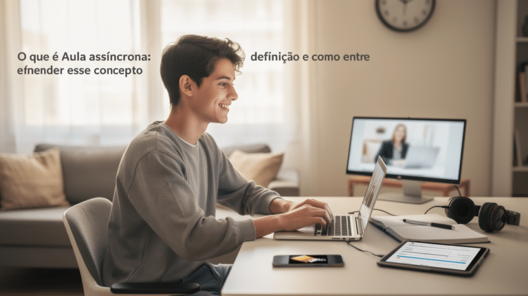 O que é Aula assíncrona: definição e como entender esse conceito