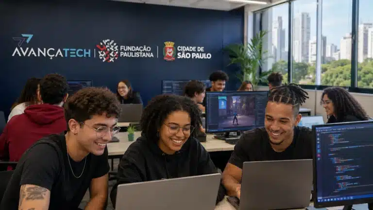 Projeto AvançaTech oferece 3 mil bolsas de formação em Tecnologia com curso gratuito presencial