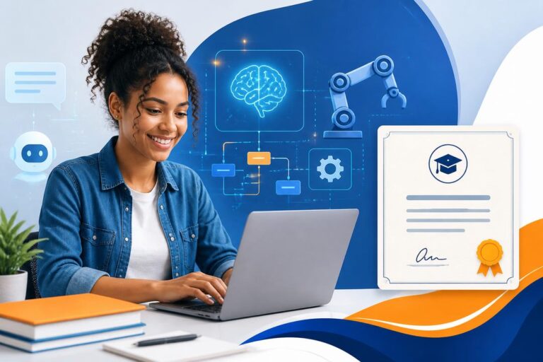Imagem editorial sobre Qualifica SP abre inscrições para curso online gratuito de Agentes de IA Salesforce com certificado e formação em automação e