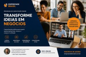 Imagem editorial sobre Qualifica SP Empreenda abre inscrições para curso gratuito de empreendedorismo com mentorias e 30 horas online para moradores de