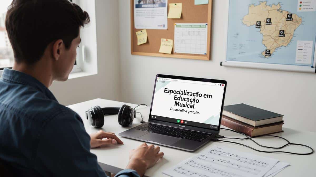 Imagem editorial sobre UFCA abre 150 vagas gratuitas na especialização EaD em Educação Musical com polos em cinco cidades do Ceará e inscrições até 26 de