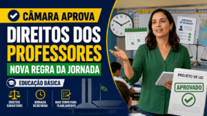 Câmara aprova medida que garante direitos dos professores e redefine cálculo da jornada de trabalho na educação básica
